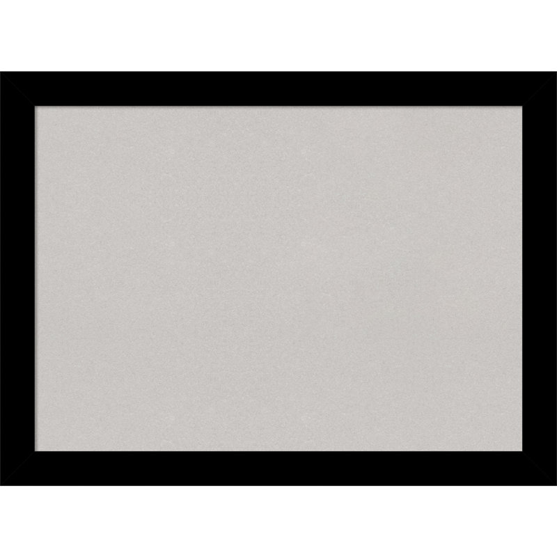 Petit tableau d'affichage mural en liège mural, 29 po x 41 po, Noir