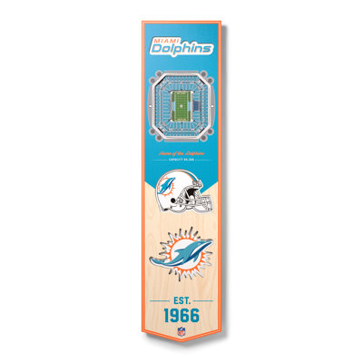 NFL 3D 8x32 Stadiumview Banner