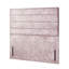 Kiara Stripped Floor Standing Headboard With Divan Base 4 Drawers Crush Velvet Cream With And Metal Feet (Double)-1266769181-1300845308-1300845298