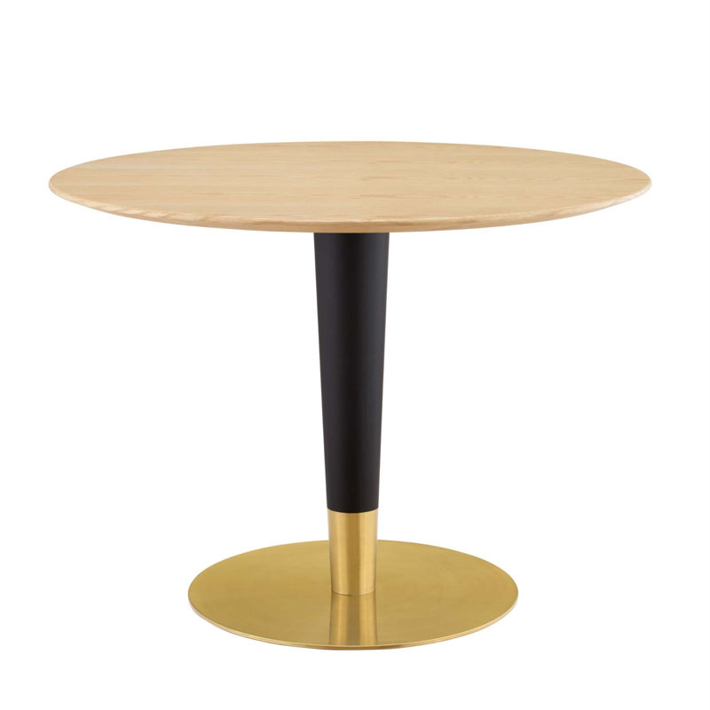 Table de salle à manger Zinque, Naturel, l 39,5 po x L 39,5 po, 29.5"