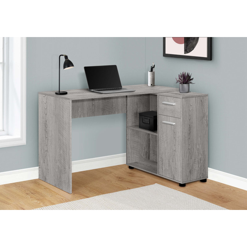 Bureau d'ordinateur, Gris