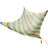 VEVOR Climbing Cargo Net Playground Climbing Cargo Net 14.8 x 10.5 ft Rainbow