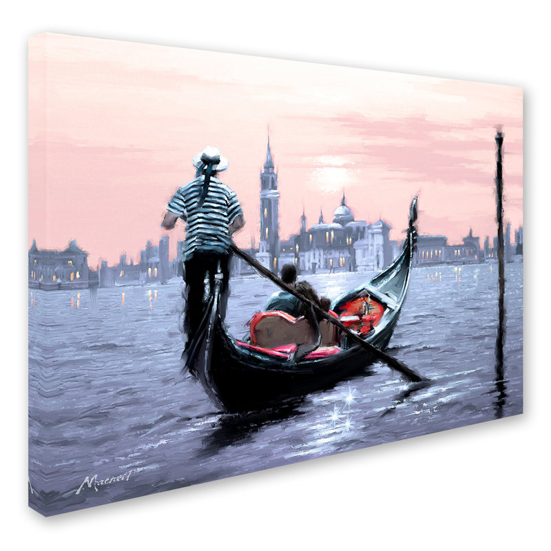 « venice », reproduction sur toile tendue, H 14 po x l 19 po x P 2 po