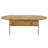 Oval Coffee Table with Drawers