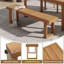 Banc d'extérieur en bois d'acacia à pieds en U-167458139