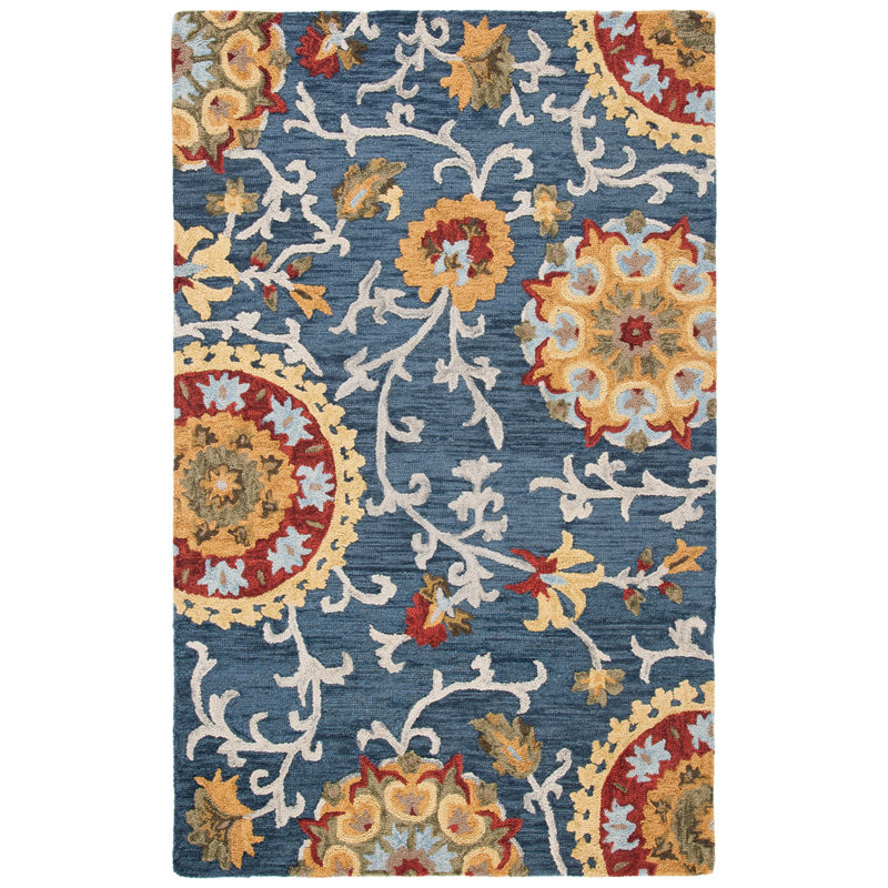 Tapis en laine touffeté à la main Hardwicke, Rectangle 8 pi x 10 pi