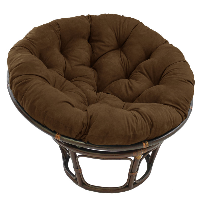Outdoor 6'' Papasan Seat Cushion, Chocolate