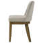 Chaise d'appoint Bryant (brun clair) rembourrée (ensemble de 2)