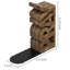 Rustic Wood Bookends