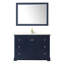 Meuble-lavabo simple autoportant 48 po avec plateau en quartz et miroir Avery-98250047-98250045-98250049