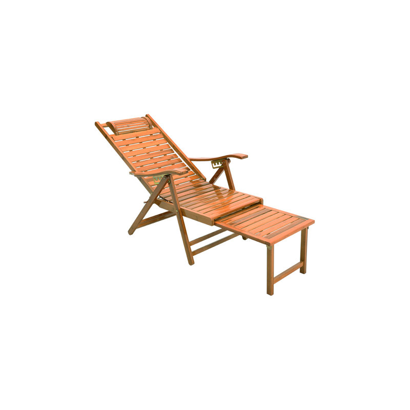 Dimmitt Long Reclining Bamboo, Brown