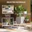 Rectangular Metal Folding Outdoor Side Table , 76cm cm W 50cm cm D-1097444651
