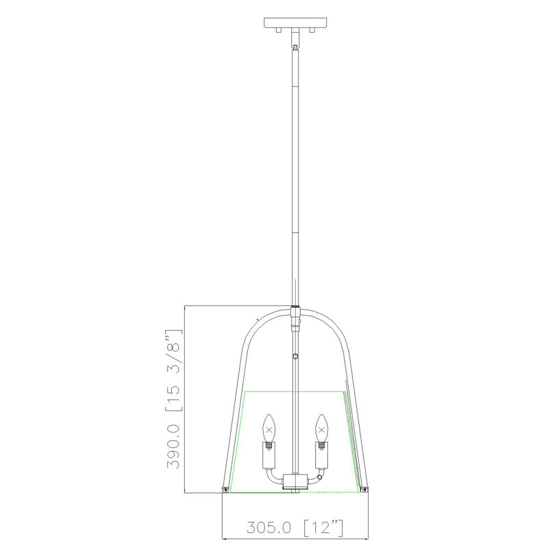 Berardi 3 - Light Unique/Statement Pendant, Modern Gold