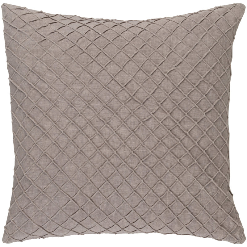 Coussin Pinnacle, 22 po x 22 po, Gris, Inférieur