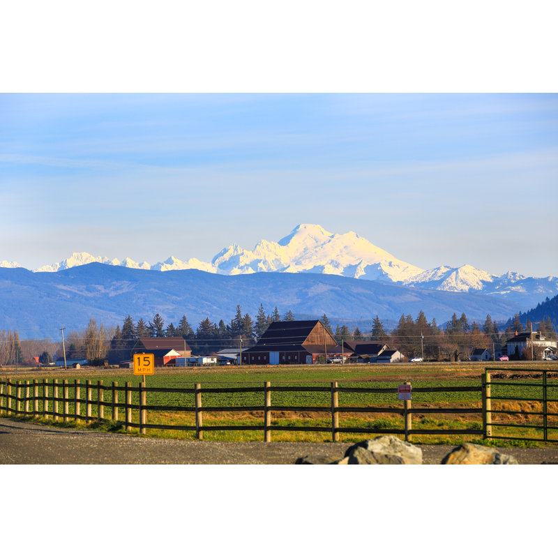 Mount Baker - Wrapped Canvas Print, 30cm H x 46cm W