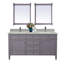 Ensemble de meuble-lavabo double 61 po Freeland-504309339