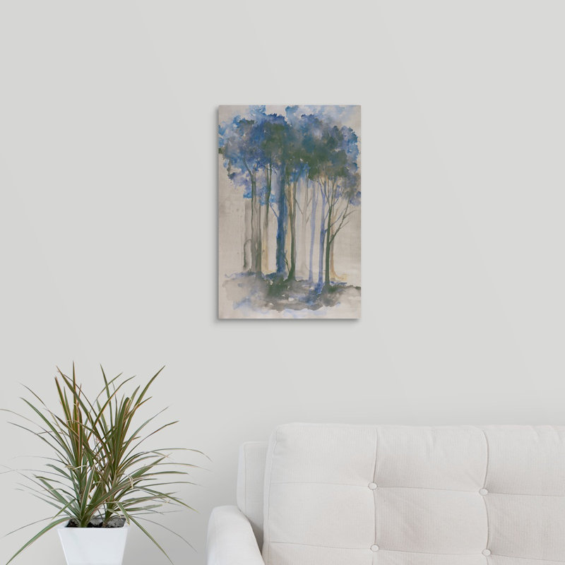 «Stand in View II», peinture sur toile, Toile tendue, H 18 po x l 12 po x P 1,25 po