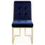 Chaise rembourrée capitonnée (ensemble de 2)-1655331991