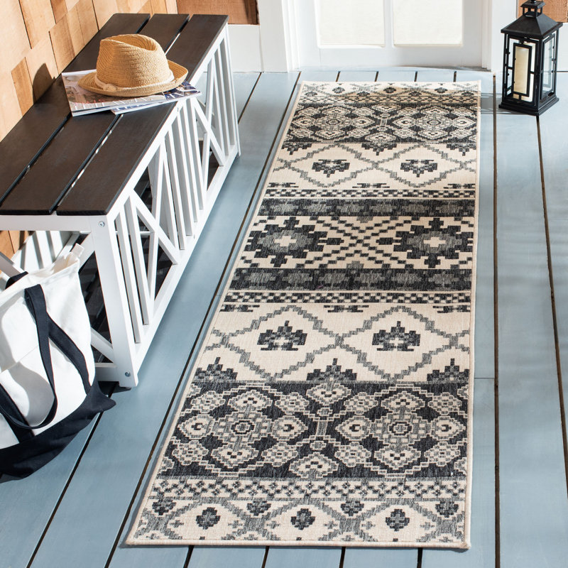 Northpoint Veranda Southwestern Indoor/Outdoor Area Rug, Runner 2'3" x 12'