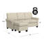 Canapé modulaire réversible de 75,5 po Annmaria-72108942