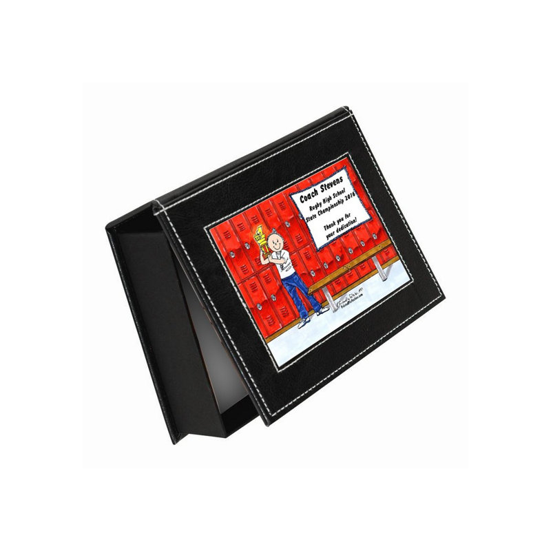 Faux Leather Memory Box