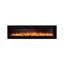 Orlando Adam Black Electric Fireplace Insert-112545246