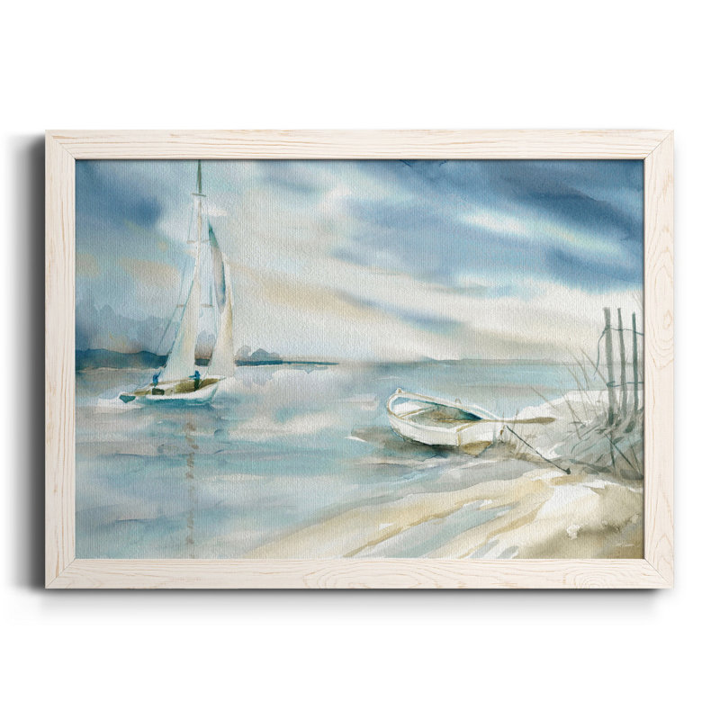 Voile subtile - Peinture sur toile encadrée, Blanc, H 20 po x l 17 po x P 1,5 po
