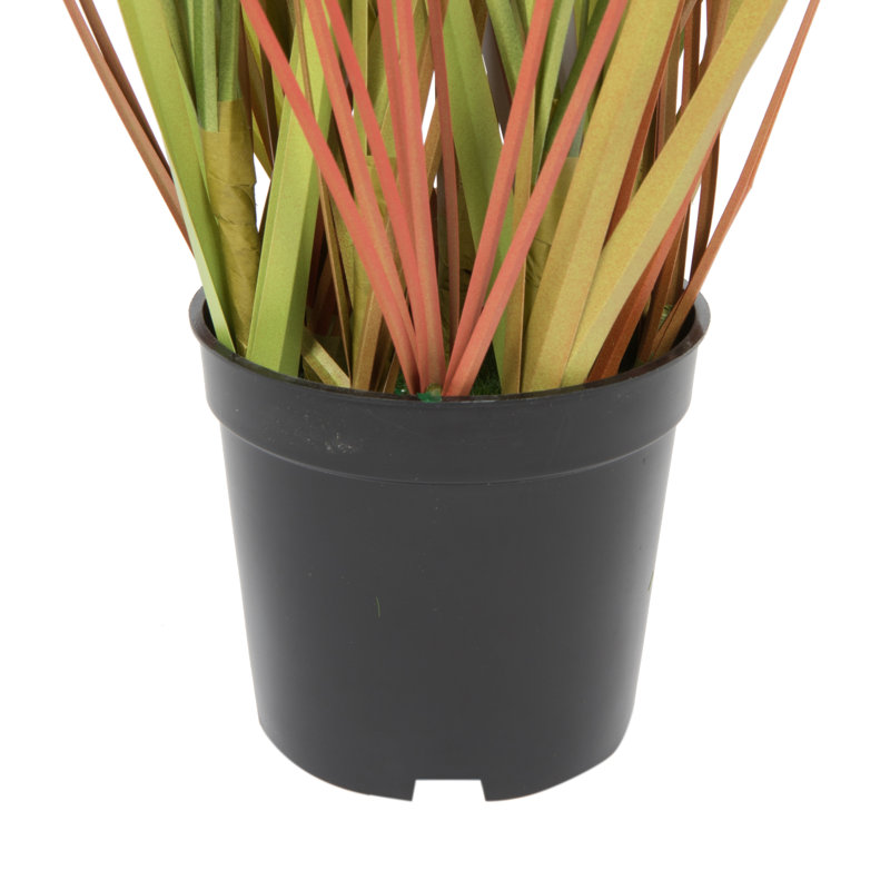 Herbe artificielle en pot, H 24 po x l 12 po x P 12 po