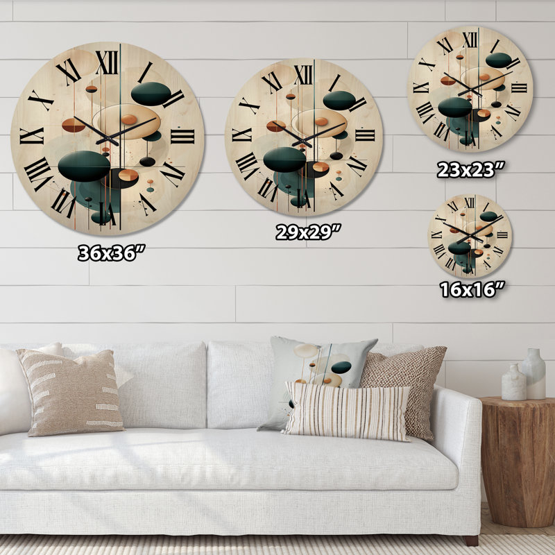 Horloge murale surdimensionnée Sweet Sweet Serenity, Grand