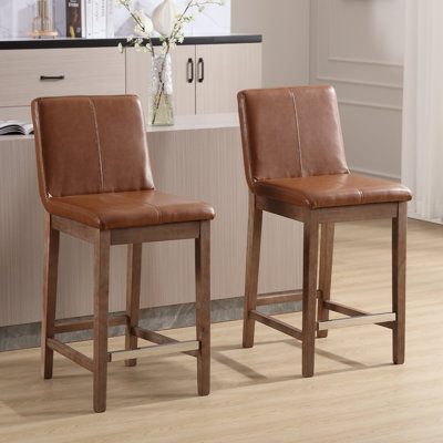 Tabouret de comptoir rembourré Alayha