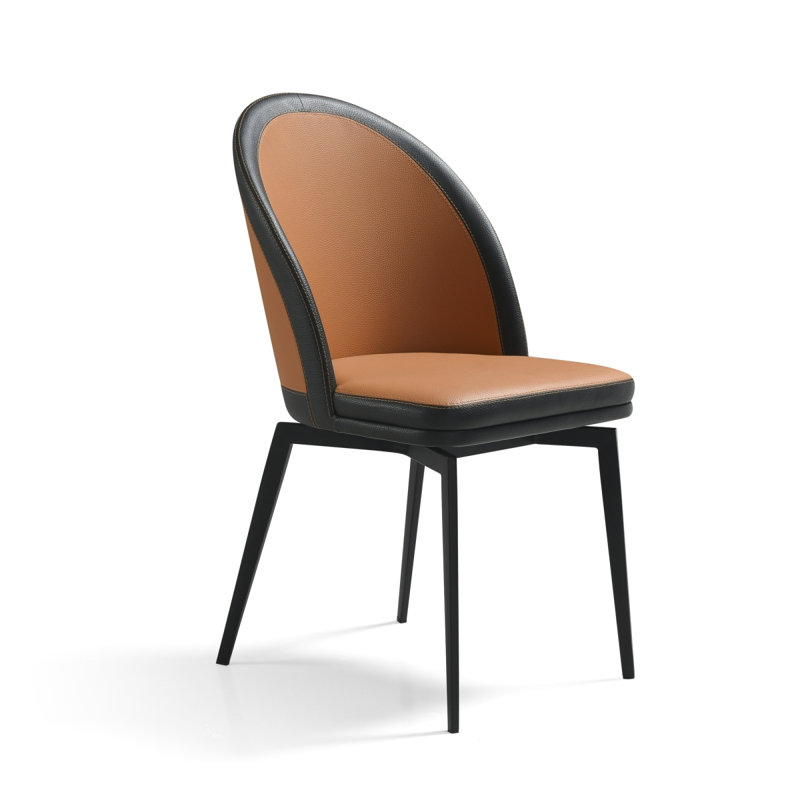 Chaise de salle à manger rembourrée Abel
