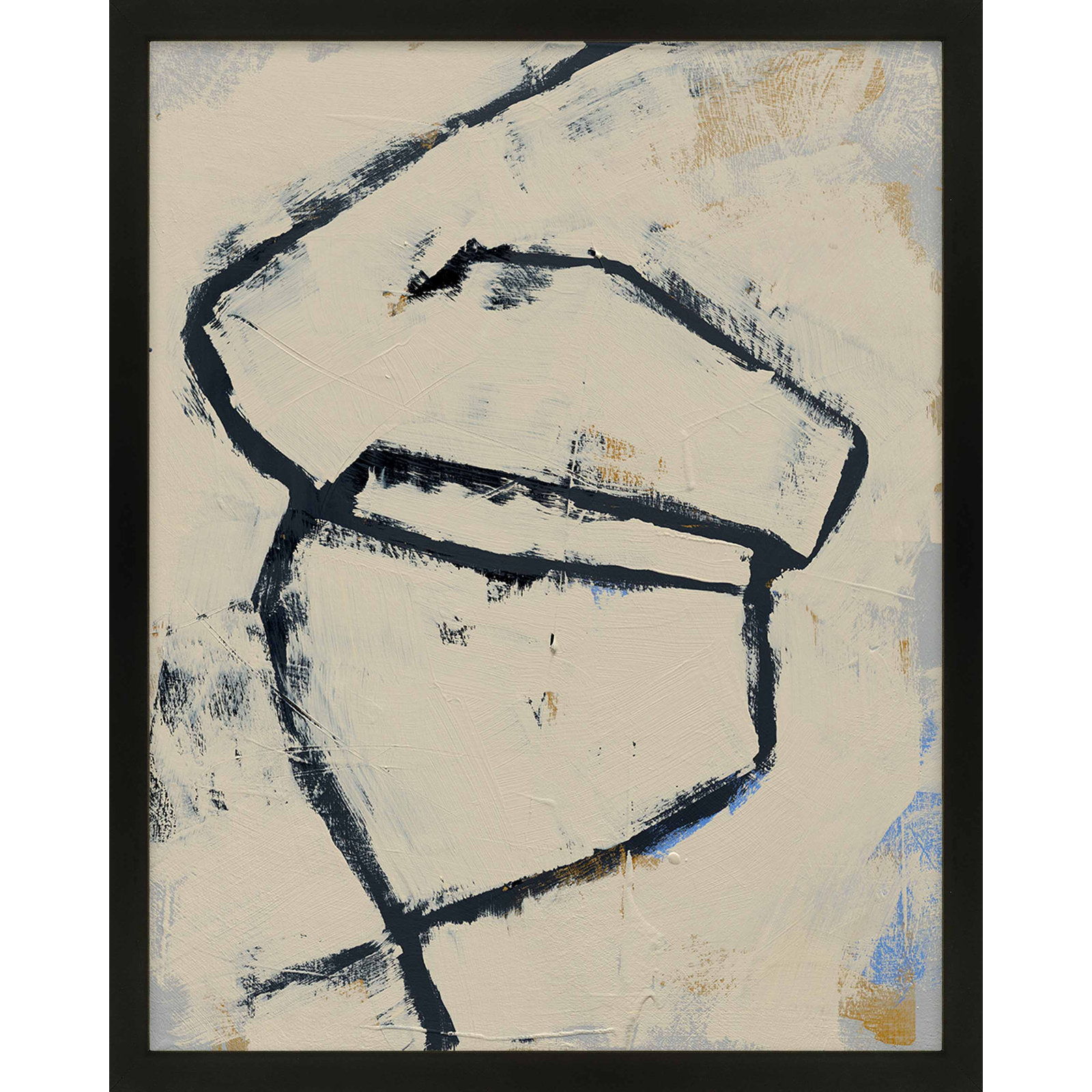 Juno "Twisted 2" Print by Jacques Pilon, Black Framed Paper, 38" H x 30" W x 1.25" D