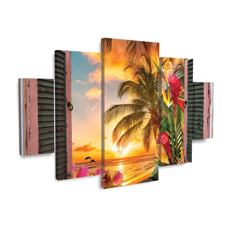 Leo Kelly «Tropical Window To Paradise II»