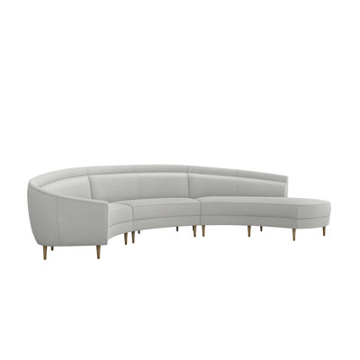 Capri Upholstered Curved Sectional