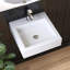 Petit lavabo de salle de bain mural 19 po Chloe Medunjess