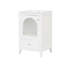 Meuble-lavabo de 20 po avec lavabo, armoire de salle de bain avec porte en verre à fermeture douce, tiroir-107661836