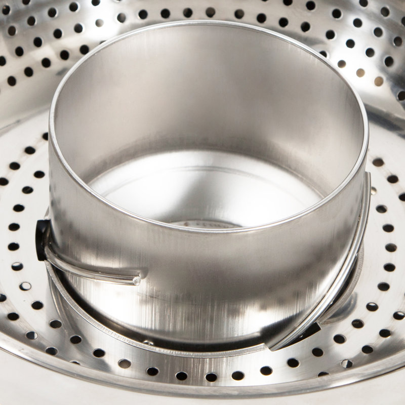 Pot à soupe rotatif en acier inoxydable