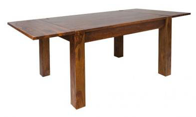 Granby Solid Wood Dining Table, 90 cm W x 140-220 cm L, Teak