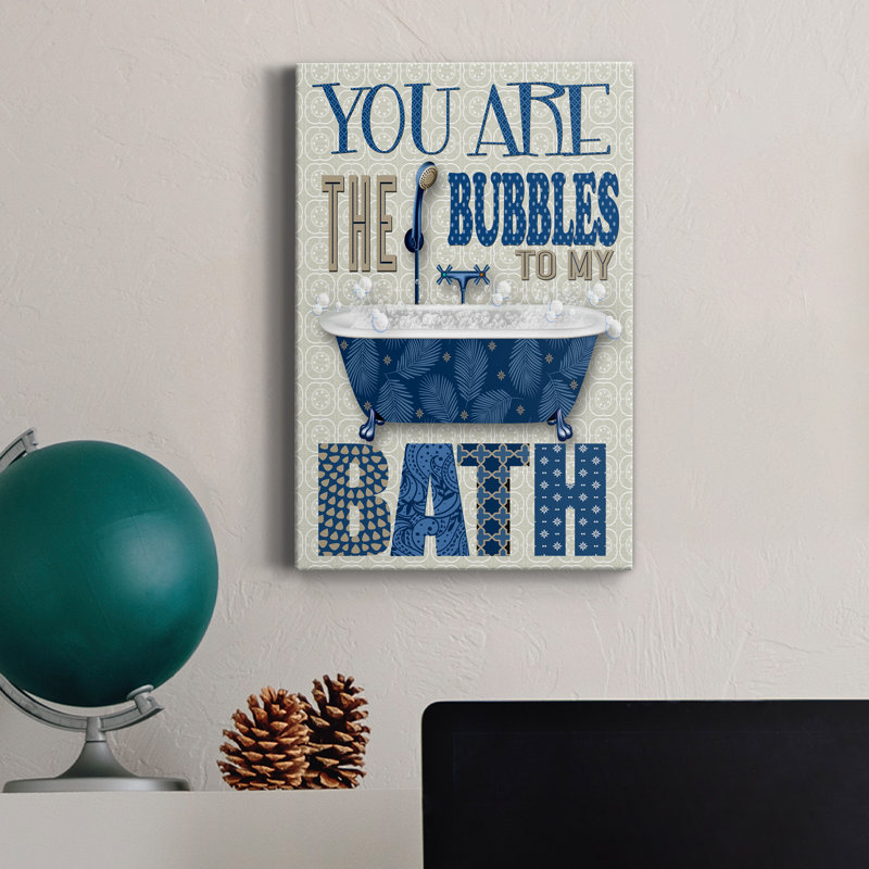 «Bubble Bath», impression sur toile tendue, H 27 po x l 18 po x P 1 po