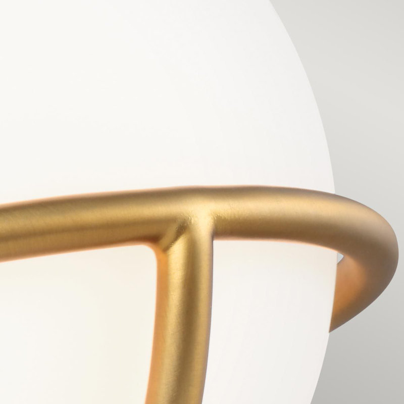 Reynaldo Armed Sconce, Burnished Brass