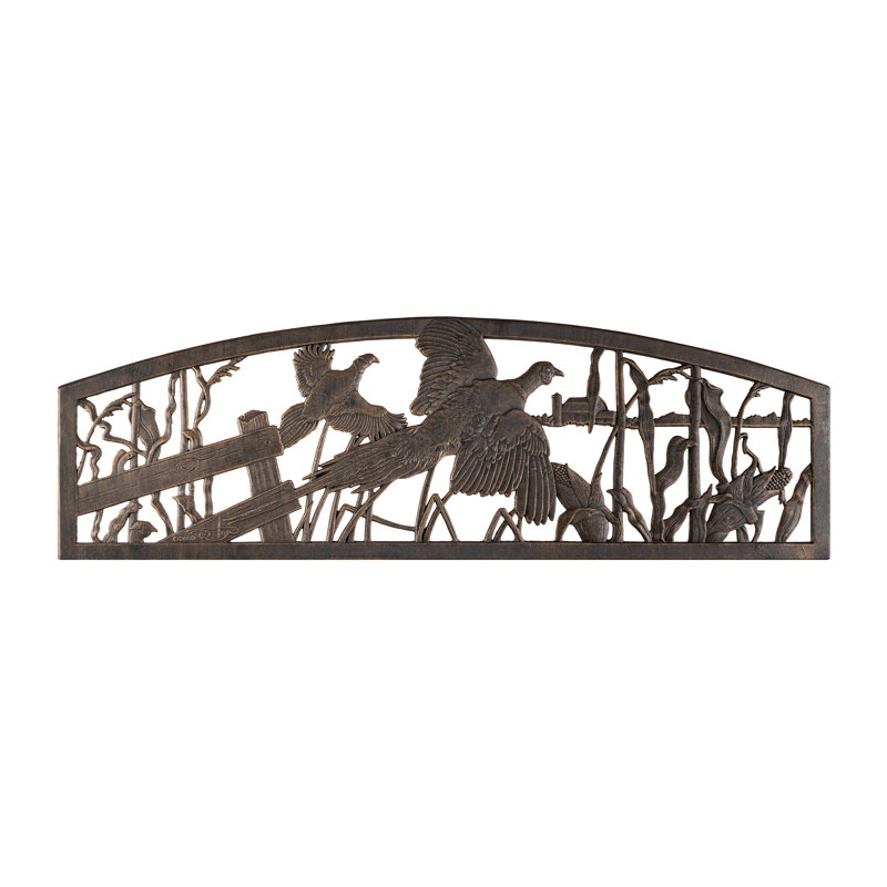 Banc de parc en fonte Clements Pheasant