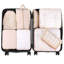 Ensemble de valises Hardshell en ABS - Valises légères et durables avec deux roues pivotantes, tailles de bagage à main et pour bagages