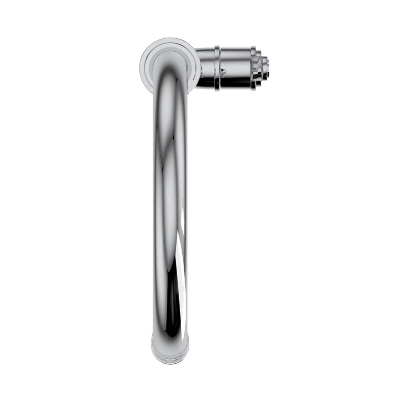 16 3/4" Chrome Brass Pull Down Kitchen Faucet