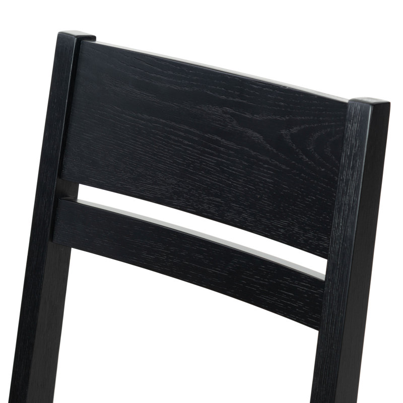 Bellalexa Wood Dining Chair, Black