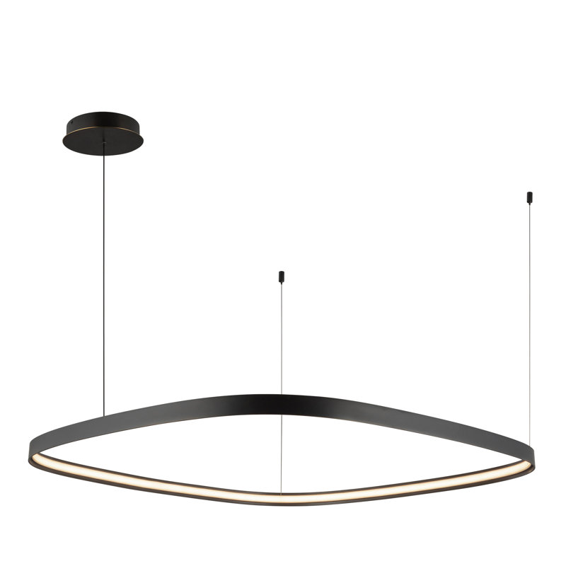 Yukon 1 - Light LED Pendant, 1.5" H x 39.25" W x 39.25" D, Urban Bronze