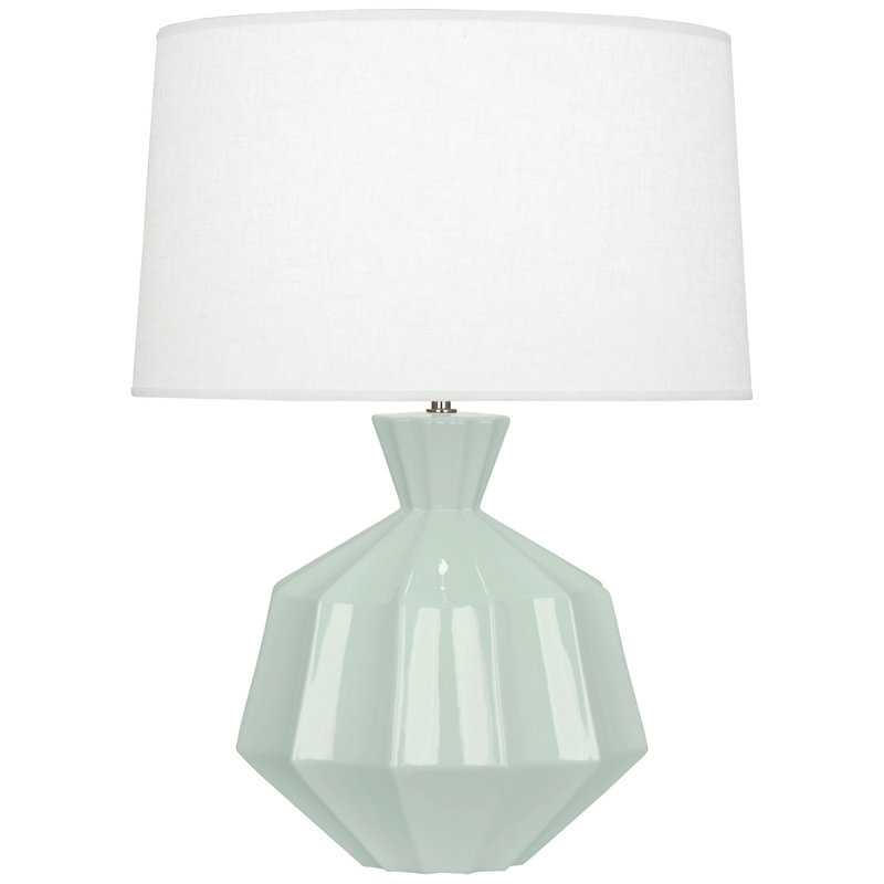 Orion 27" Table Lamp, Celadon, 27" H x 19.5" W x 19.5" D