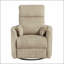 Fauteuil inclinable et pivotant moderne avec revêtement en microfibre et coussins assortis pour un confort et une polyvalence ultimes-1523374905