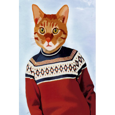 Cat In Ski Sweater