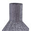 Vase en métal gris fer
