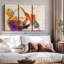 Reproduction sur toile d'un joueur de saxophone-98865337